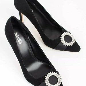 Michael Kors Black Suede Pumps